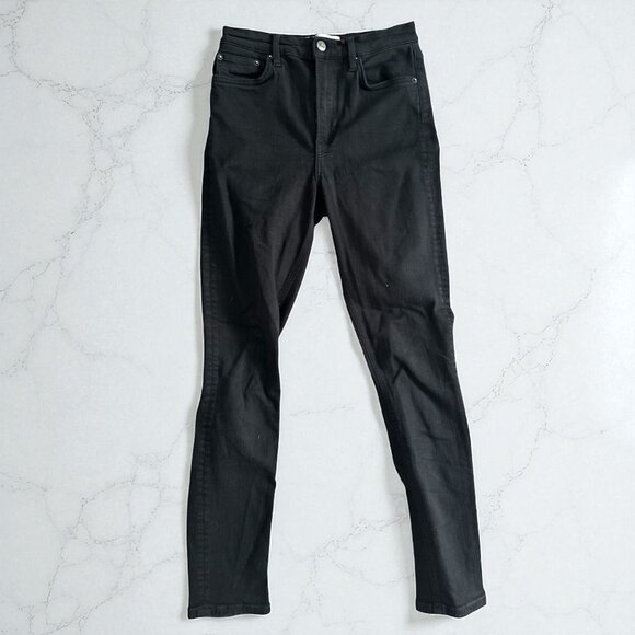 REFORMATION Black High Rise Skinny Jeans Size 26 - Picture 1 of 7